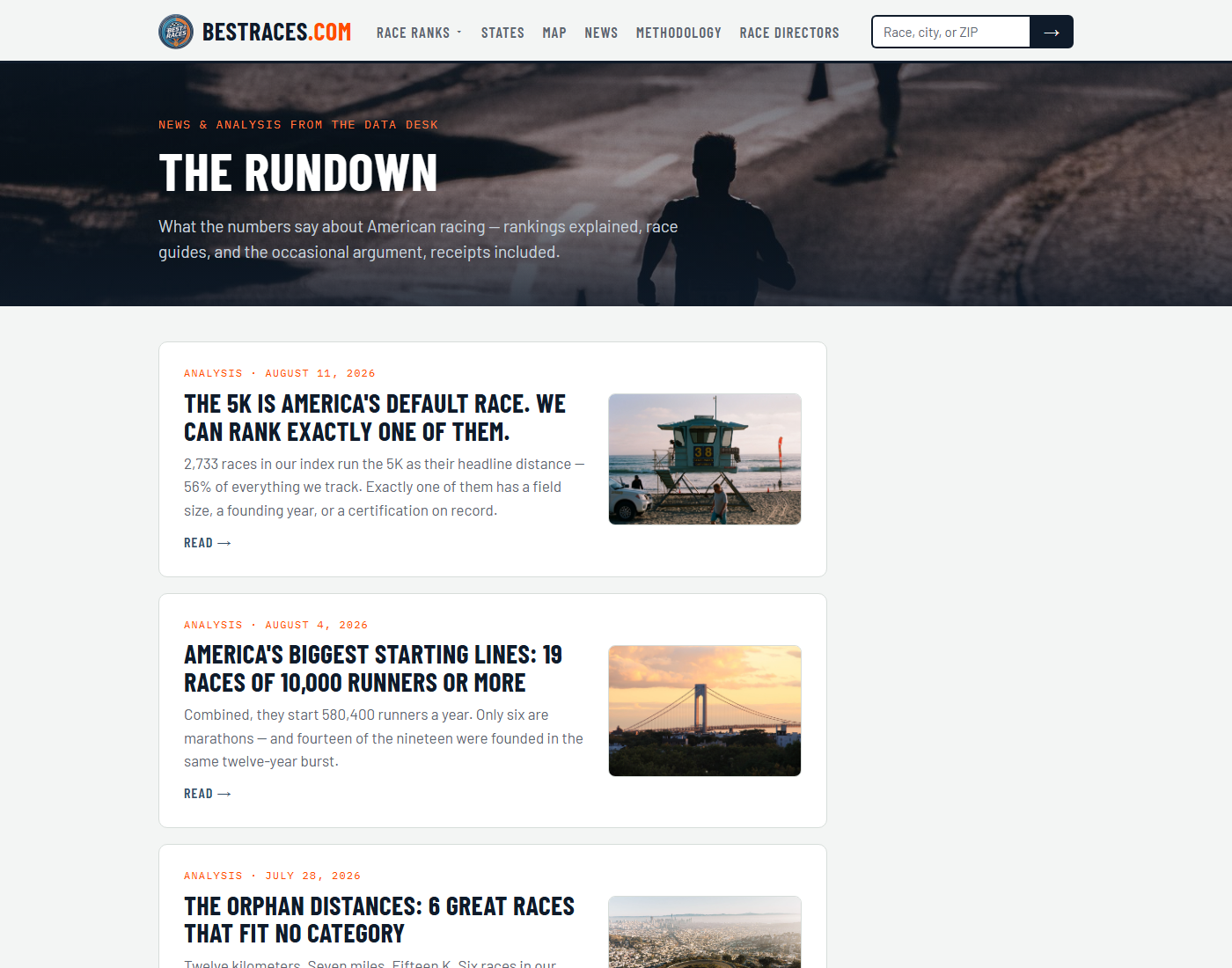 The Rundown — BestRaces news and analysis section